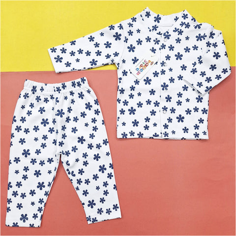 TBS - Night Suit - Vol-01-25 - White - Flowers