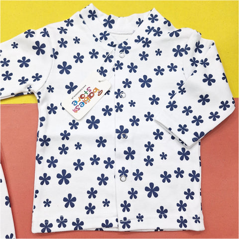 TBS - Night Suit - Vol-01-25 - White - Flowers