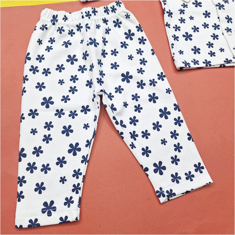 TBS - Night Suit - Vol-01-25 - White - Flowers
