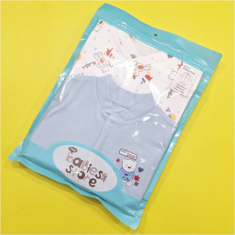 TBS - Pack of 2 Sleep Suits - Vol 02-25 - Blue & Bear