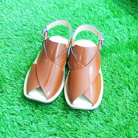 Peshawari Chappal - Mustard - 04
