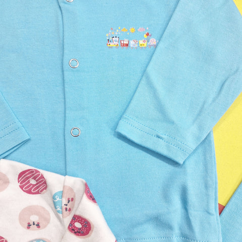 TBS - Pack of 2 - Night Suits - Blue & Donuts