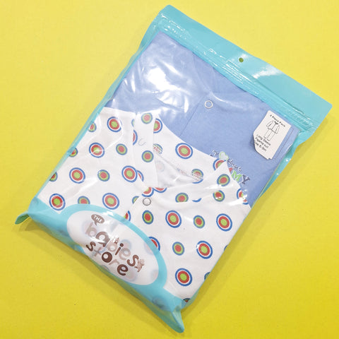 TBS - Pack of 2 - Night Suits - Blue & Circles