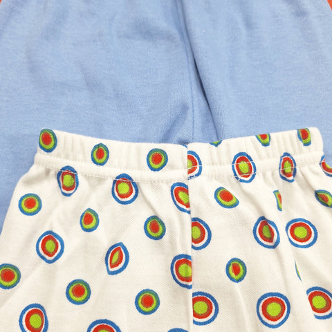 TBS - Pack of 2 - Night Suits - Blue & Circles