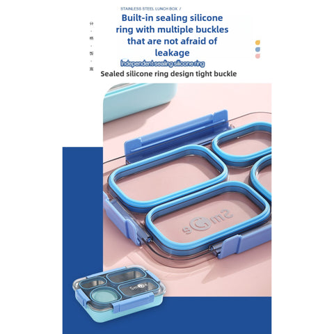 Lunch Box - Smile - Navy Blue - China - 2561