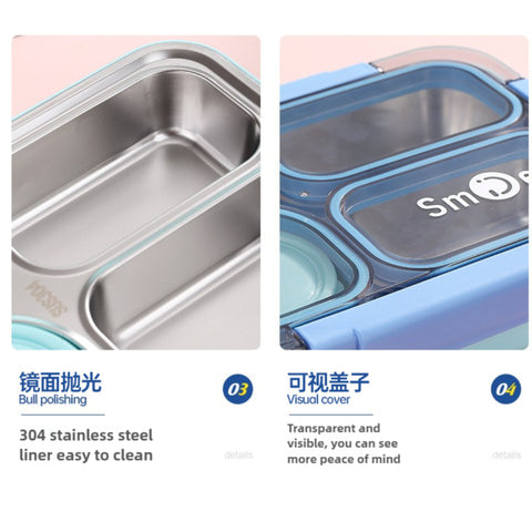 Lunch Box - Smile - Navy Blue - China - 2561