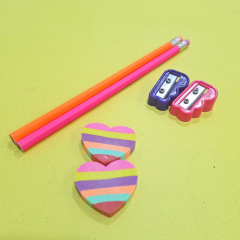 7 Pieces - Pouch Stationery Gift Set - Marvel - 0002