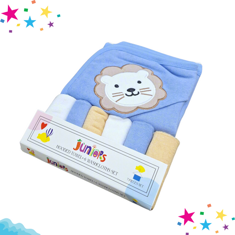 7 Pieces - Junior's - Bath Towel Gift Set