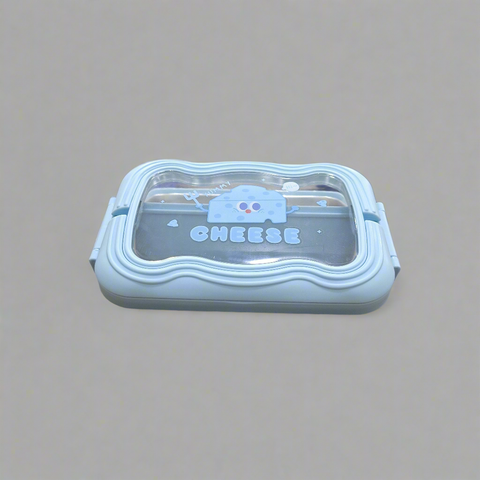 Lunch Box - Cheese - Blue - China - 6336