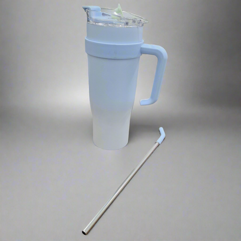 Dameido - Stainless Steel Vacuum Tumbler - Blue - 1200 ML