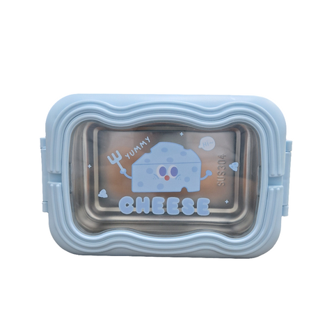 Lunch Box - Cheese - Blue - China - 6336