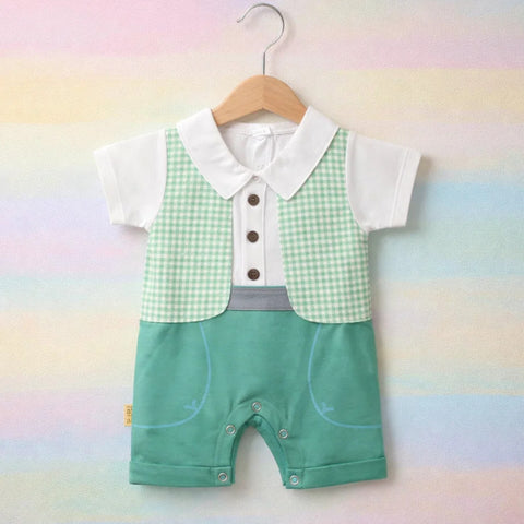 CM - Fashion Romper - Green - Check