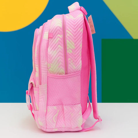 School Bag - Light Pink - Rainbow - DW17