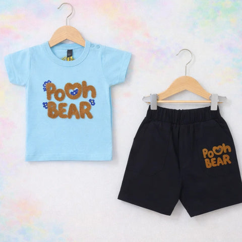 Joy - T-Shirt & Short - Blue - Pooh Bear