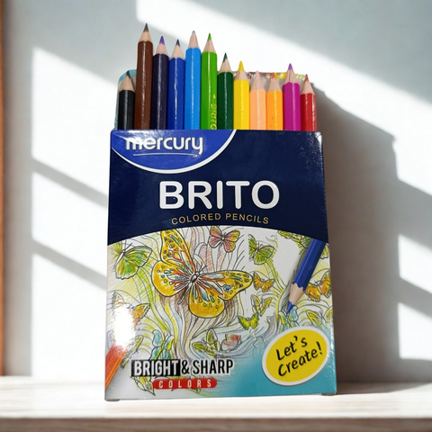 Mercury  - Pack of 12 - Mini Color Pencils - 8376
