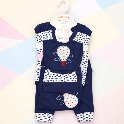 Junior's - Cotton Interlock - 6 Pieces - Balloon - Starter Set - Navy