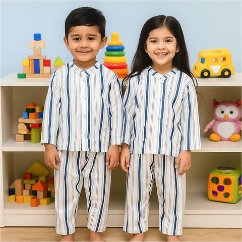 TBS - Night Suit - Vol-01-25 - White - Stripes