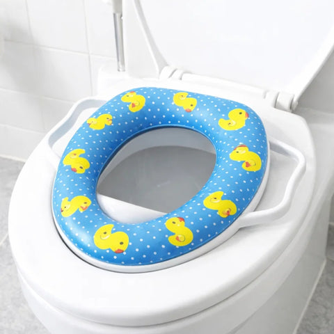 Potty Training Seat Cover - Blue - Duck