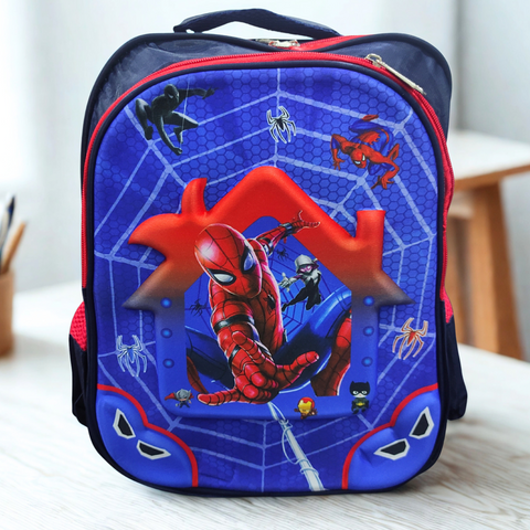 School Bag - Blue - Spiderman - DW15