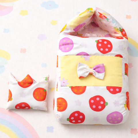 Cotton - Hooded Carry Nest - Pink - Unicorn Ladybird - 26