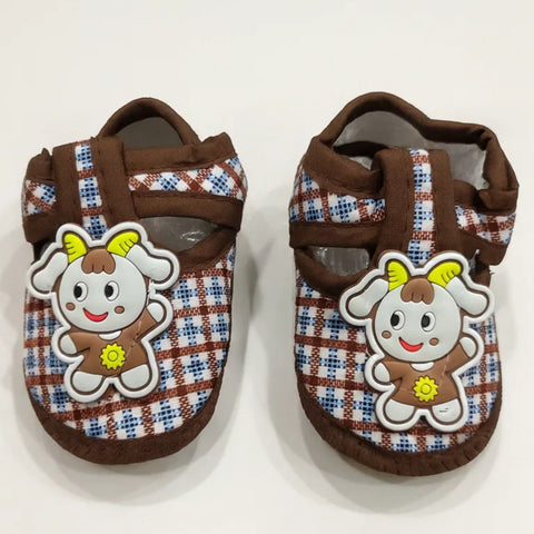 Xiao - Booties - Brown - Check Doll