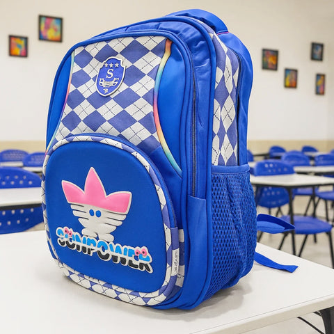 School Bag - Blue - Sun Power