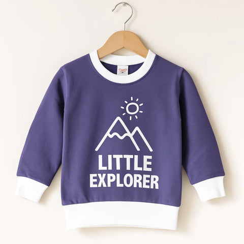 TBS - Sweat Shirt - Midnight Purple - Little Explorer