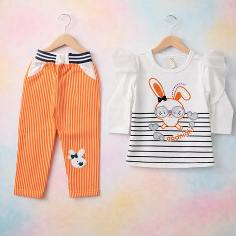 G&G - 2 Pieces - Suit Set - Orange - Princess Kitty