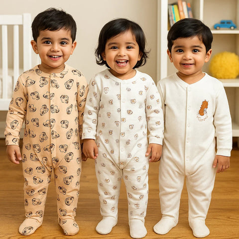 BRL - Pack of 3 - Sleep Suits - Cuddle