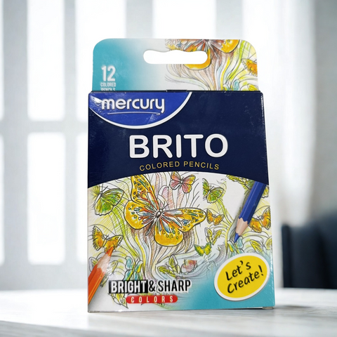 Mercury  - Pack of 12 - Mini Color Pencils - 8376