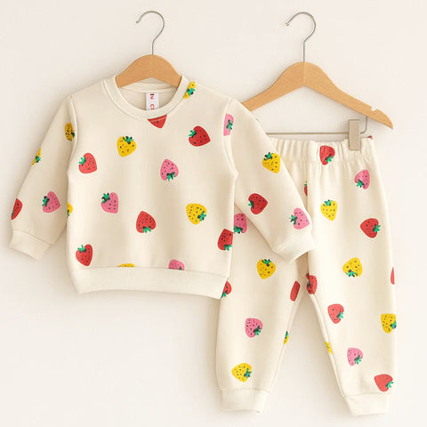 Target - 2 Pieces - Suit Set - Off White - Strawberries