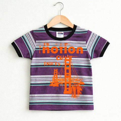 GT - Short Sleeve - Round Neck - T-Shirt - Blue & Purple - Motion