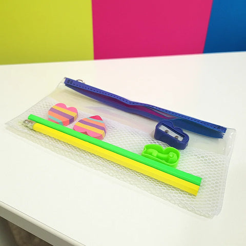 7 Pieces - Pouch Stationery Gift Set - 0001