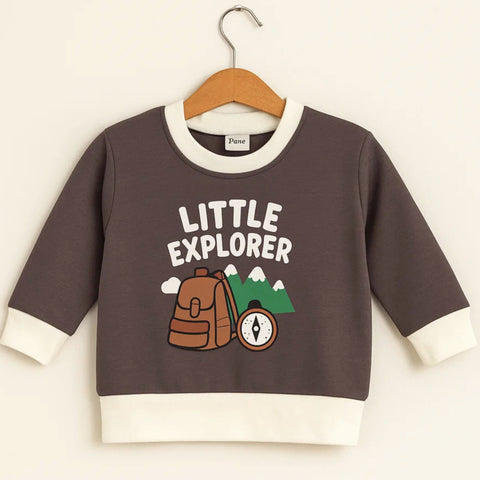 TBS - Sweat Shirt - Dusty Grey - Time