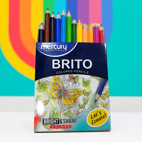 Mercury  - Pack of 12 - Mini Color Pencils - 8376