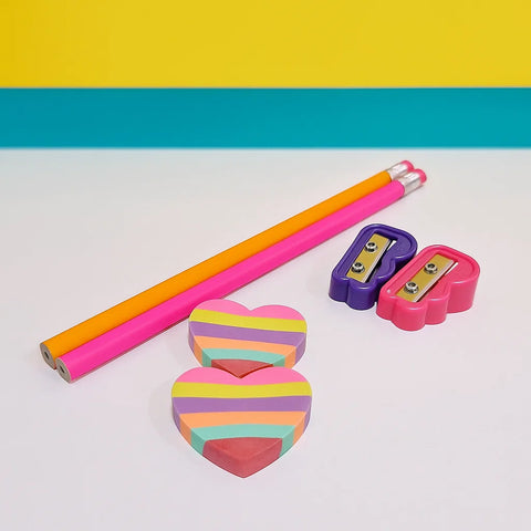 7 Pieces - Pouch Stationery Gift Set - 0001