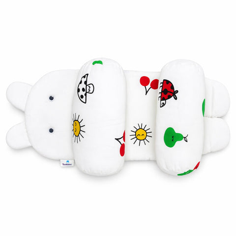 KC - Head Shaping Pillow - White - Red Cherry