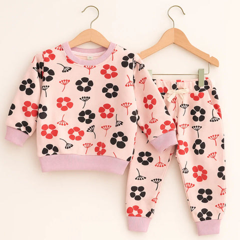 Z Kids - 2 Pieces - Suit Set - Light Pink - Characters
