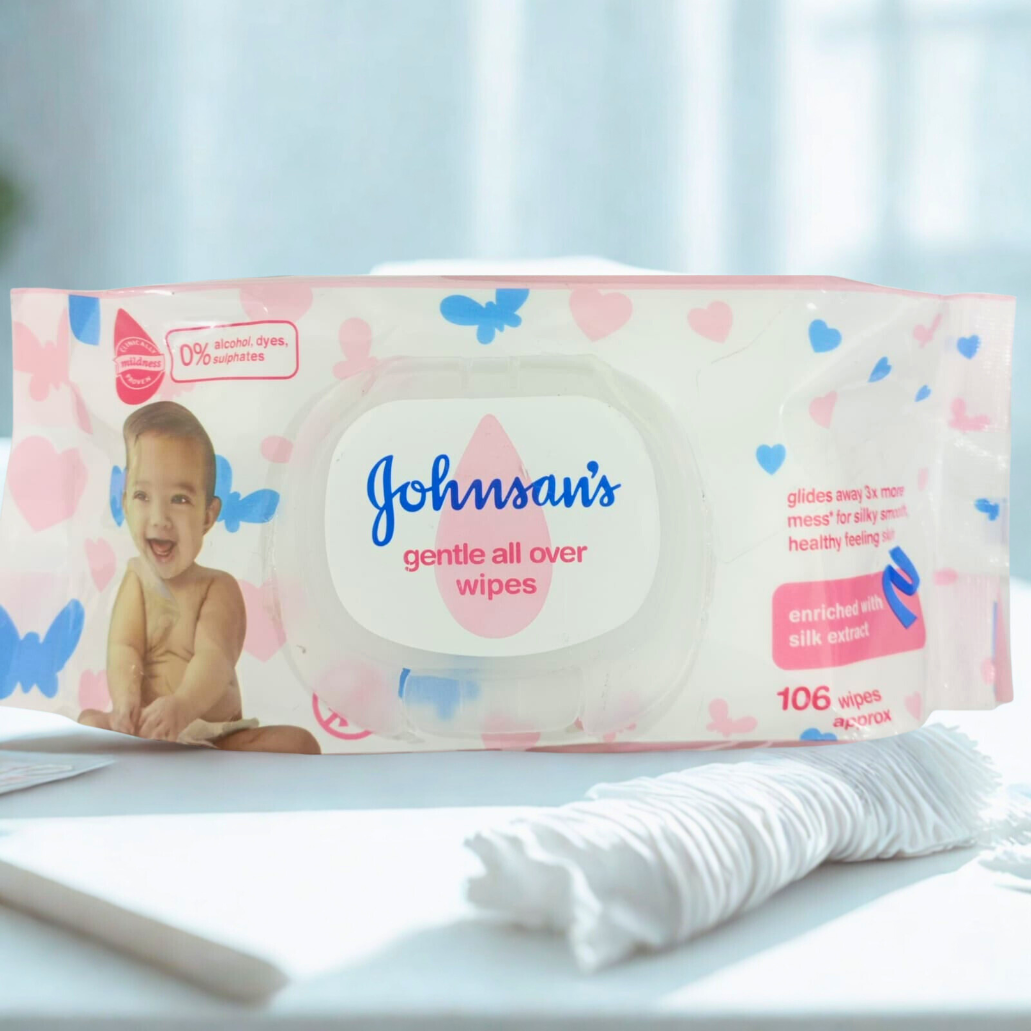 106 Wipes Johnson's Baby