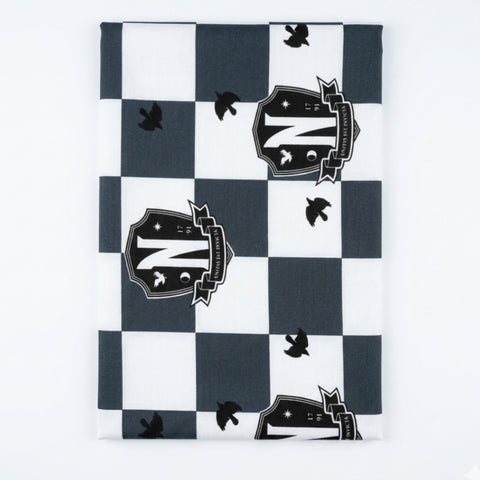 Diaper Changing Mat - Black & White - Check - (36*24 Inches)