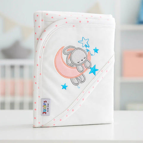 Junior's Baby Wrapping Sheet - Stars & Moon