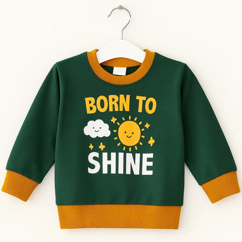 TBS - Sweat Shirt - Dark Green - Born to Shine
