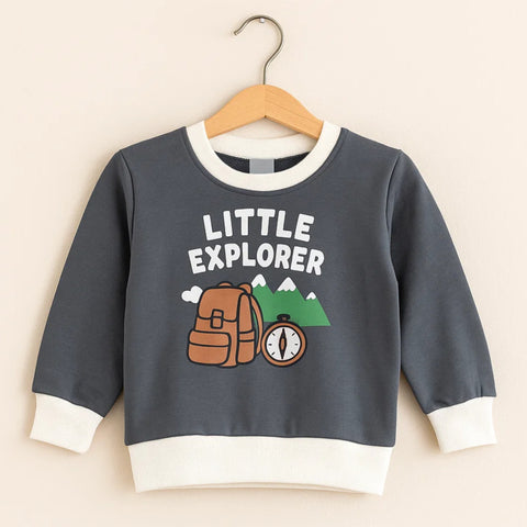 TBS - Sweat Shirt - Charcoal - Time