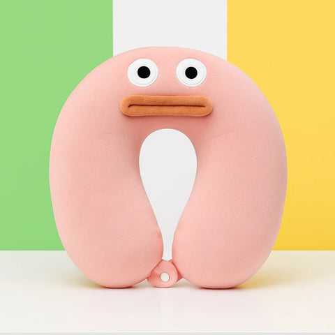 Plush - Neck Pillow - Pink - Duck