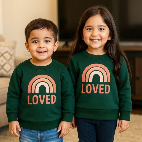 TBS - Sweat Shirt - Dark Green - Loved