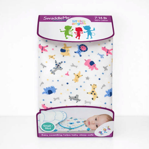 Little Angels - Swaddle Wrap - Cream - Animal Kingdom