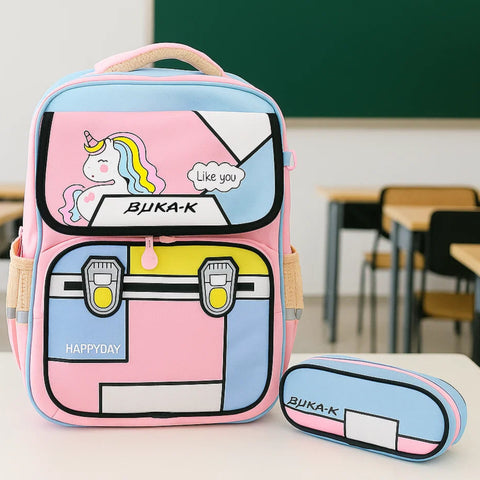 School Bag - Buka-K - Pink