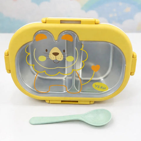 Lunch Box - Lion - Mustard - China - 5855