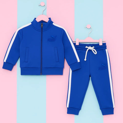 Pum - 2 Pieces - Track Suit - Blue - Stripes