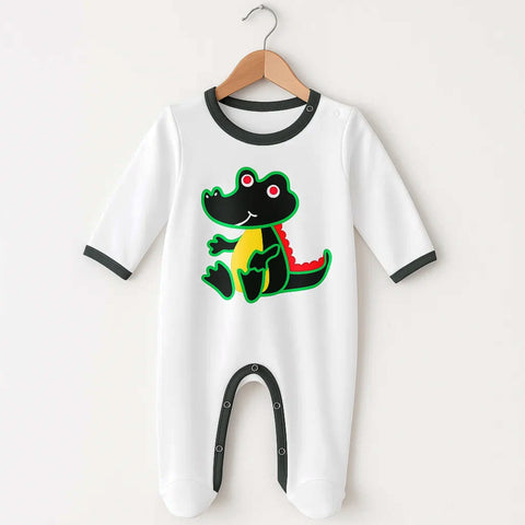 TBS - Fleece Romper - Skin - Crocodile